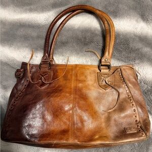 Bed Stu Bedstu Women’s Rockababy Leather Satchel Bag Tie Dyed (missing strap)